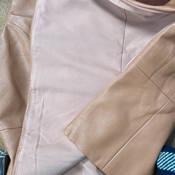 Lulus Brown Vegan Leather corset Tank Top- like new - Picture 10 of 10